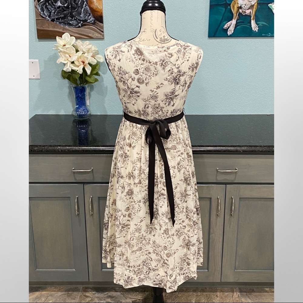 Banana Republic | Floral Tea Dress| Silk Blend Lined | Size 2 | NWT - Picture 4 of 16